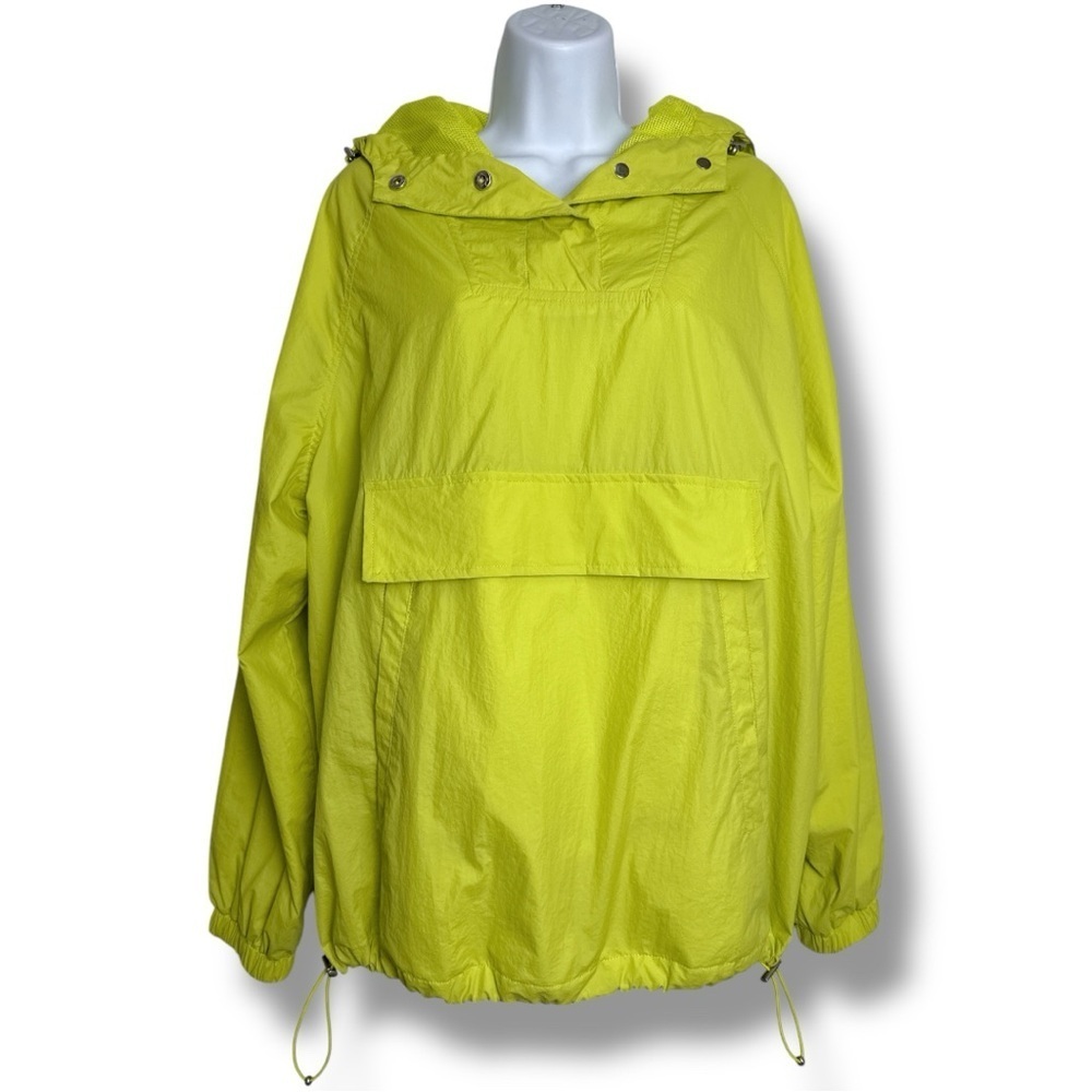 Noize Chyna Windbreaker Jacket Technical Jacket Neon Yellow Green Size Medium